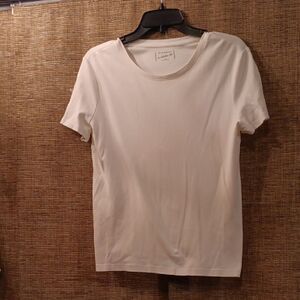 Studio Works Cream Short Sleeve Tee